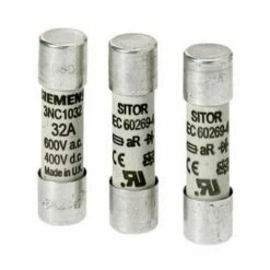 SIEMENS 3NC1032 EINSTECKSICHERUNG ZYLINDRISCH 32 A 600 V 10 ST