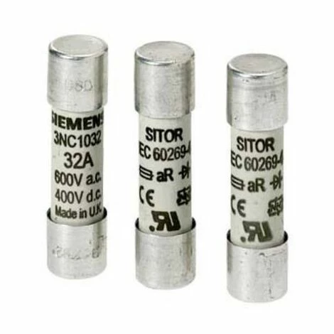 SIEMENS 3NC1032 EINSTECKSICHERUNG ZYLINDRISCH 32 A 600 V 10 ST