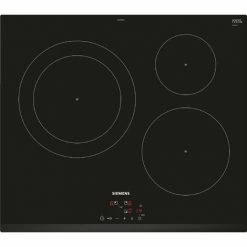 Induktionskochfeld 60cm 3 Brenner 4600w Schwarz - Eu631bjb1e - Siemens