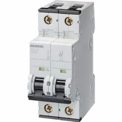 SIEMENS - AUTOMATISCHER SCHALTER 70 ZUGÄNGLICH 10 KA CURVA-C 1 P LE + 4 A 5SY45047